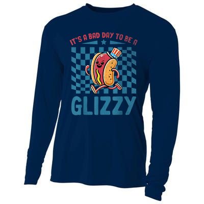 It’S A Bad Day To Be A Glizzy 4th Of July Cooling Performance Long Sleeve Crew