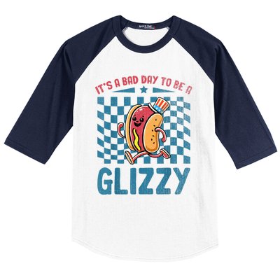 It’S A Bad Day To Be A Glizzy 4th Of July Baseball Sleeve Shirt