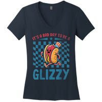 It’S A Bad Day To Be A Glizzy 4th Of July Women's V-Neck T-Shirt