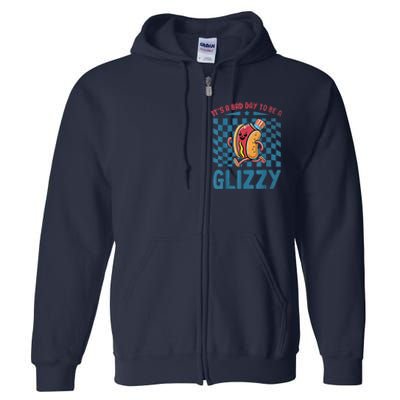 It’S A Bad Day To Be A Glizzy 4th Of July Full Zip Hoodie