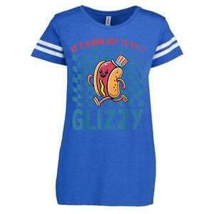 It’S A Bad Day To Be A Glizzy 4th Of July Enza Ladies Jersey Football T-Shirt