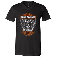 Im A Biker Grandpa Like A Normal Grandpa But Cooler V-Neck T-Shirt