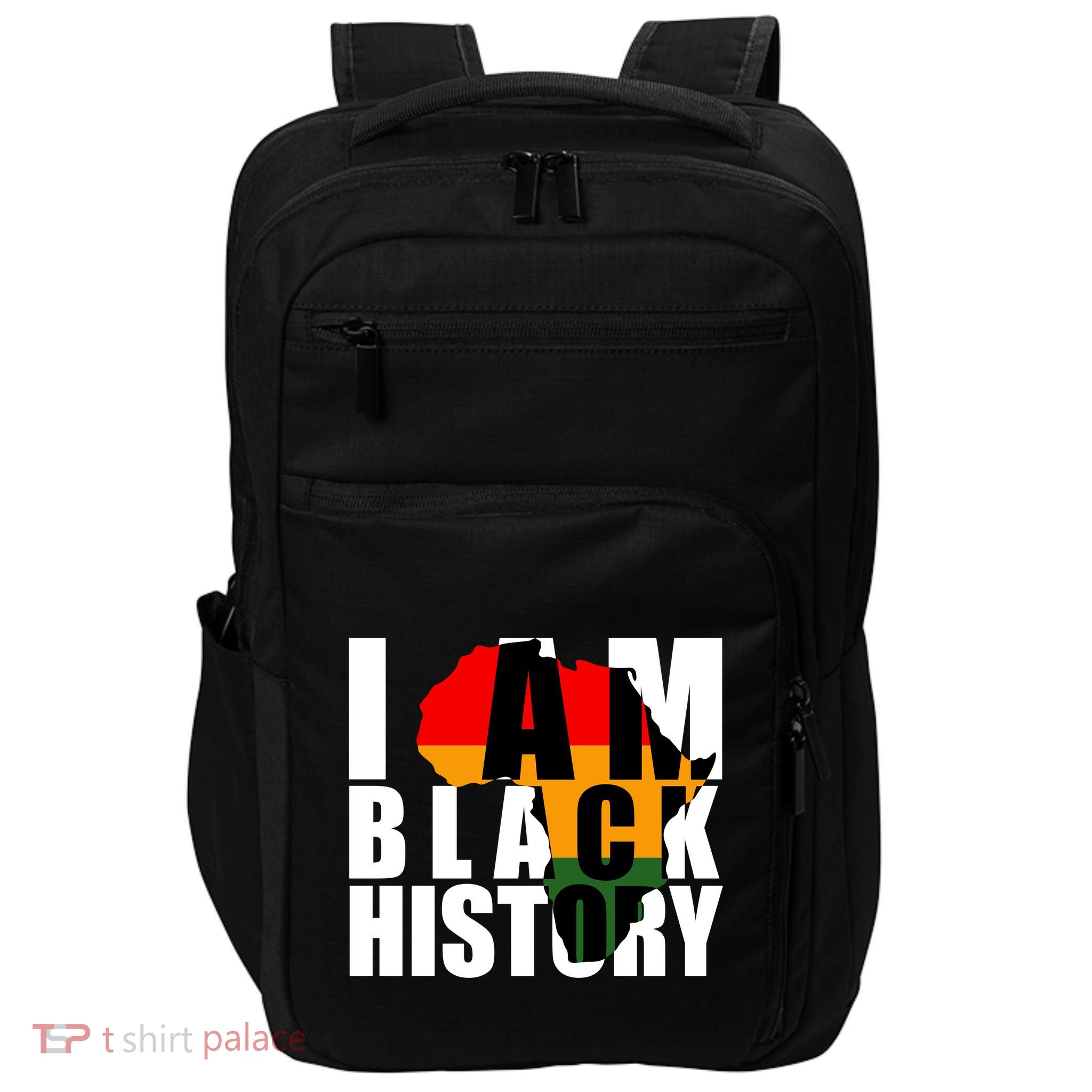 I Am Black History Month Pride Impact Tech Backpack