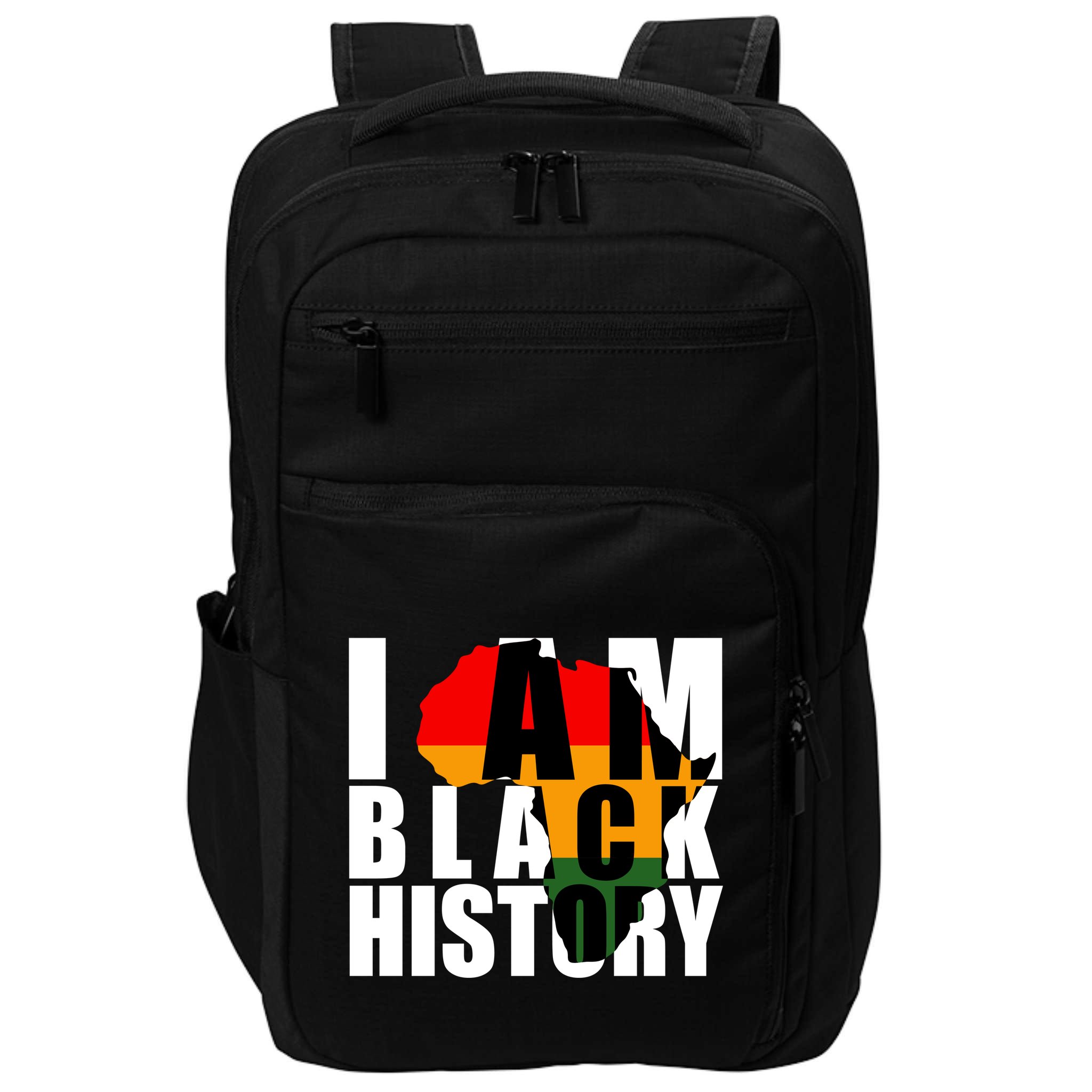 I Am Black History Month Pride Impact Tech Backpack