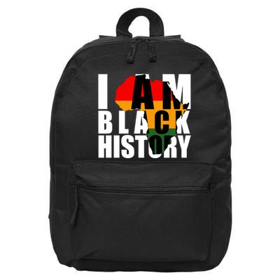 I Am Black History Month Pride 16 in Basic Backpack