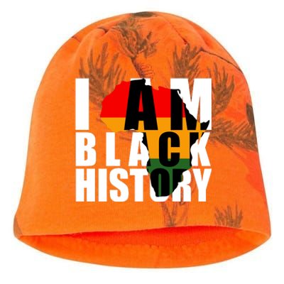 I Am Black History Month Pride Kati - Camo Knit Beanie