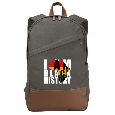 I Am Black History Month Pride Cotton Canvas Backpack