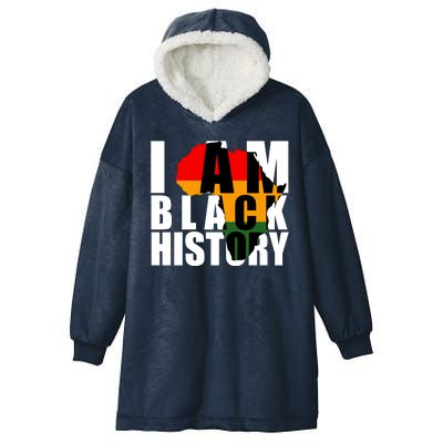 I Am Black History Month Pride Hooded Wearable Blanket