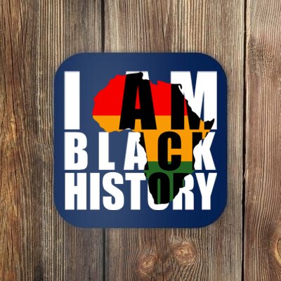 I Am Black History Month Pride Coaster