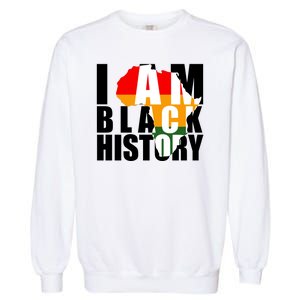 I Am Black History Month Pride Garment-Dyed Sweatshirt