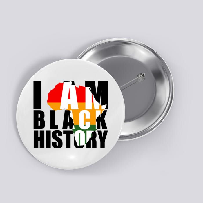 I Am Black History Month Pride Button