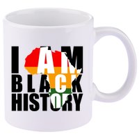 I Am Black History Month Pride 11oz C Handle Ceramic Mug
