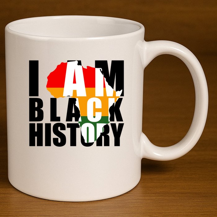I Am Black History Month Pride 11oz C Handle Ceramic Mug