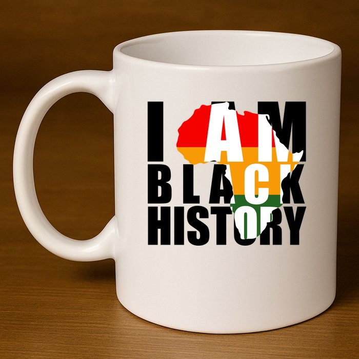 I Am Black History Month Pride 11oz C Handle Ceramic Mug