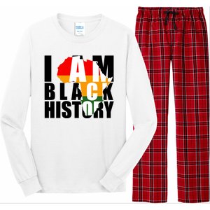 I Am Black History Month Pride Long Sleeve Pajama Set