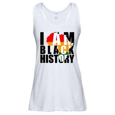 I Am Black History Month Pride Ladies Essential Flowy Tank