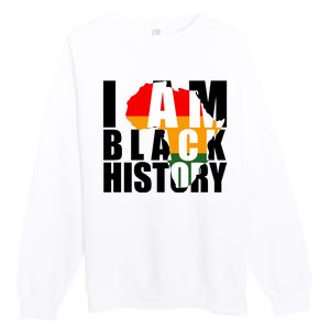 I Am Black History Month Pride Premium Crewneck Sweatshirt