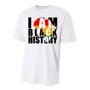 I Am Black History Month Pride Performance Sprint T-Shirt