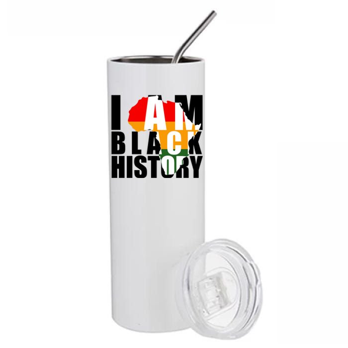 I Am Black History Month Pride Stainless Steel Tumbler