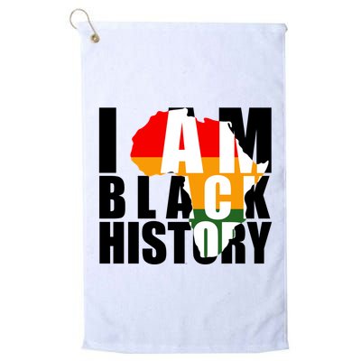 I Am Black History Month Pride Golf Towel