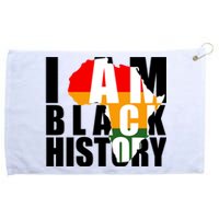 I Am Black History Month Pride Grommeted Golf Towel