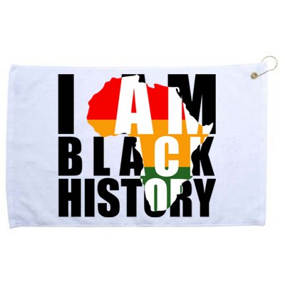 I Am Black History Month Pride Grommeted Golf Towel