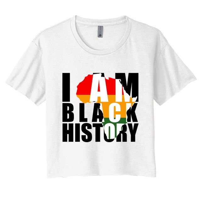 I Am Black History Month Pride Crop Top