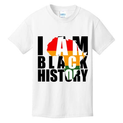 I Am Black History Month Pride Kids T-Shirt