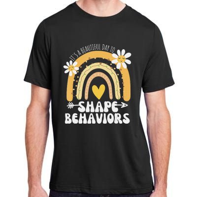 It's A Beautiful Day To Shape Behaviors Autism Awareness Adult ChromaSoft Performance T-Shirt