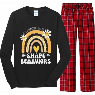 It's A Beautiful Day To Shape Behaviors Autism Awareness Long Sleeve Pajama Set