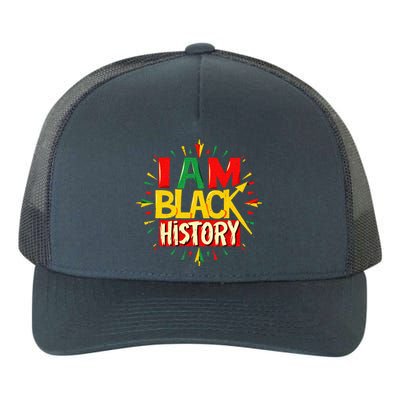 I Am Black History Month African American Yupoong Adult 5-Panel Trucker Hat