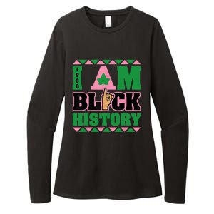 I Am Black History Womens AKA African Sorority Womens CVC Long Sleeve Shirt