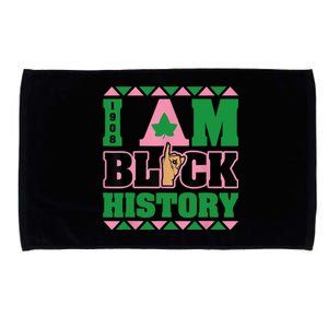 I Am Black History Womens AKA African Sorority Microfiber Hand Towel