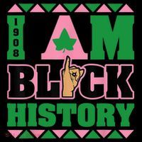 I Am Black History Womens AKA African Sorority Kids T-Shirt