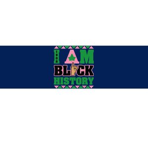 I Am Black History Womens AKA African Sorority Bumper Sticker