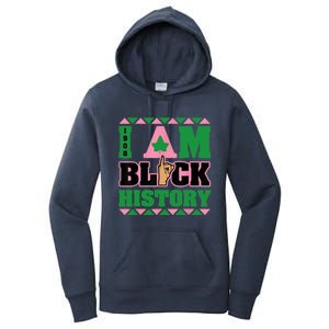 I Am Black History Womens AKA African Sorority Women's Pullover Hoodie