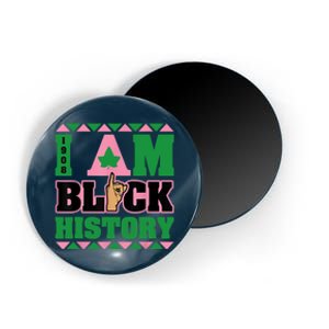 I Am Black History Womens AKA African Sorority Magnet