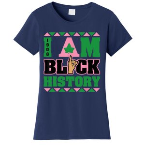 I Am Black History Womens AKA African Sorority Women's T-Shirt