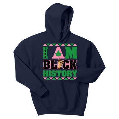 I Am Black History Womens AKA African Sorority Kids Hoodie