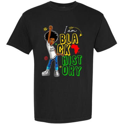 I Am Black History Month For Afro American Garment-Dyed Heavyweight T-Shirt