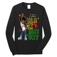 I Am Black History Month For Afro American Long Sleeve Shirt