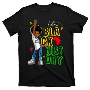 I Am Black History Month For Afro American T-Shirt