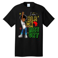 I Am Black History Month For Afro American Tall T-Shirt