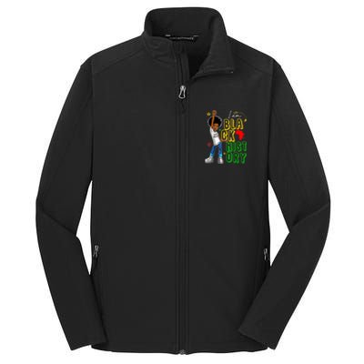 I Am Black History Month For Afro American Core Soft Shell Jacket