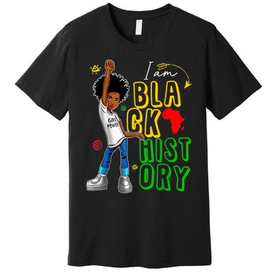 I Am Black History Month For Afro American Premium T-Shirt