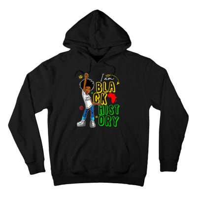 I Am Black History Month For Afro American Tall Hoodie