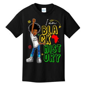 I Am Black History Month For Afro American Kids T-Shirt