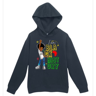 I Am Black History Month For Afro American Urban Pullover Hoodie