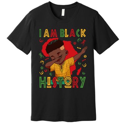 I Am Black History Boy Black History Month Premium T-Shirt