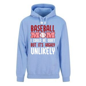 IM A Baseball Mom Player Funny Baseball Mama Mothers Day Gift Unisex Surf Hoodie